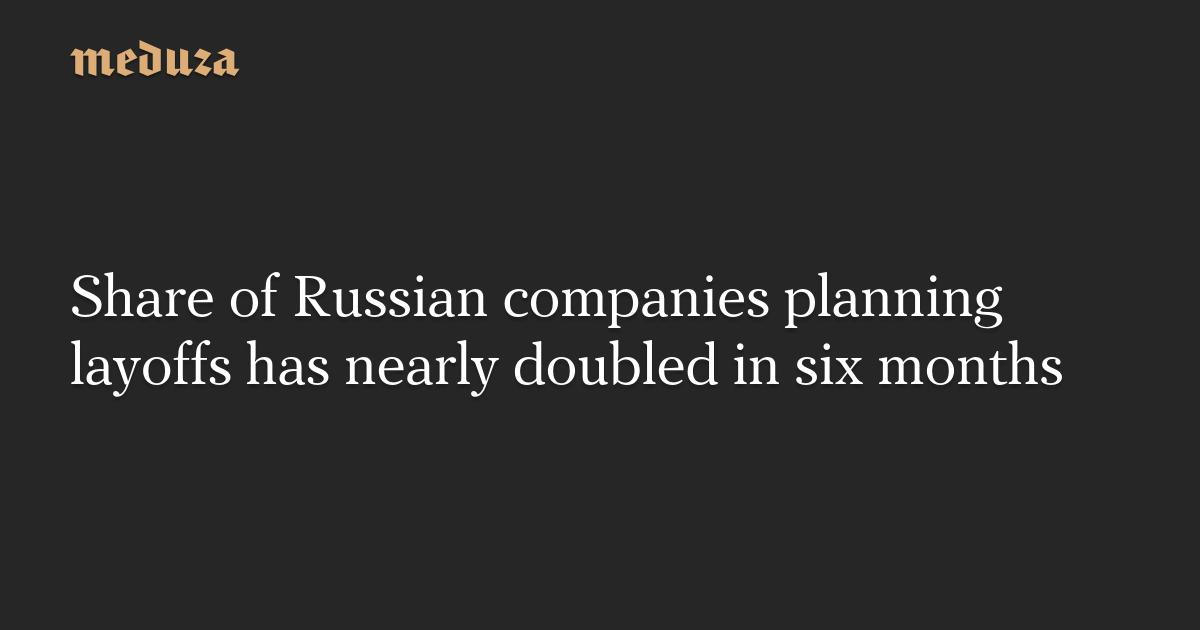 Russian companys staff almost twice as many aspects of the Russian company