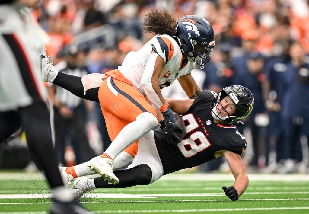 Broncos-Texans: Talanoa Hufanga up, Evan Engram down